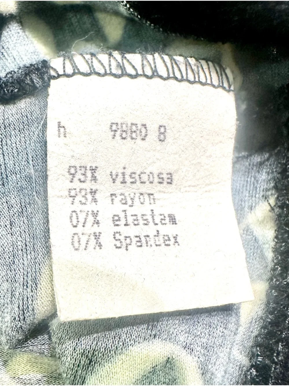 Fendi Black & Cream Graphic Crop Tank Size 40 (US 6) - Picture 8 of 9